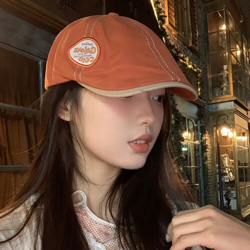All-matching hat for women's summer face, American niche, Korean style, big head, retro small marching band, newsboy hat, beret