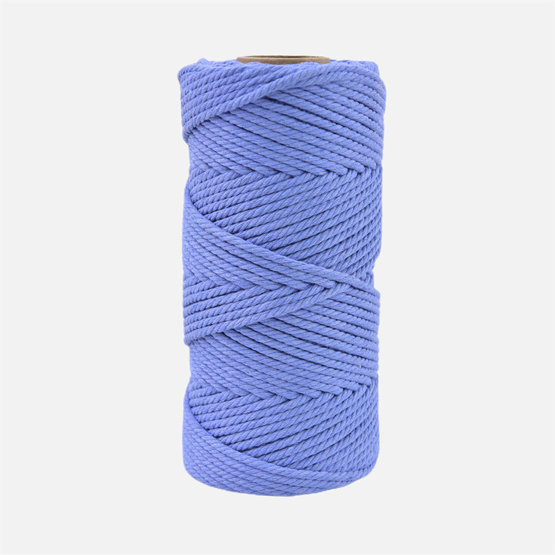 3mm cuerda de algodón colorido diy hecho a mano 4mm cuerda de tapiz cuerda tejida 5mm regalo cuerda de algodón decorativa cuerda de sombrero al por mayor