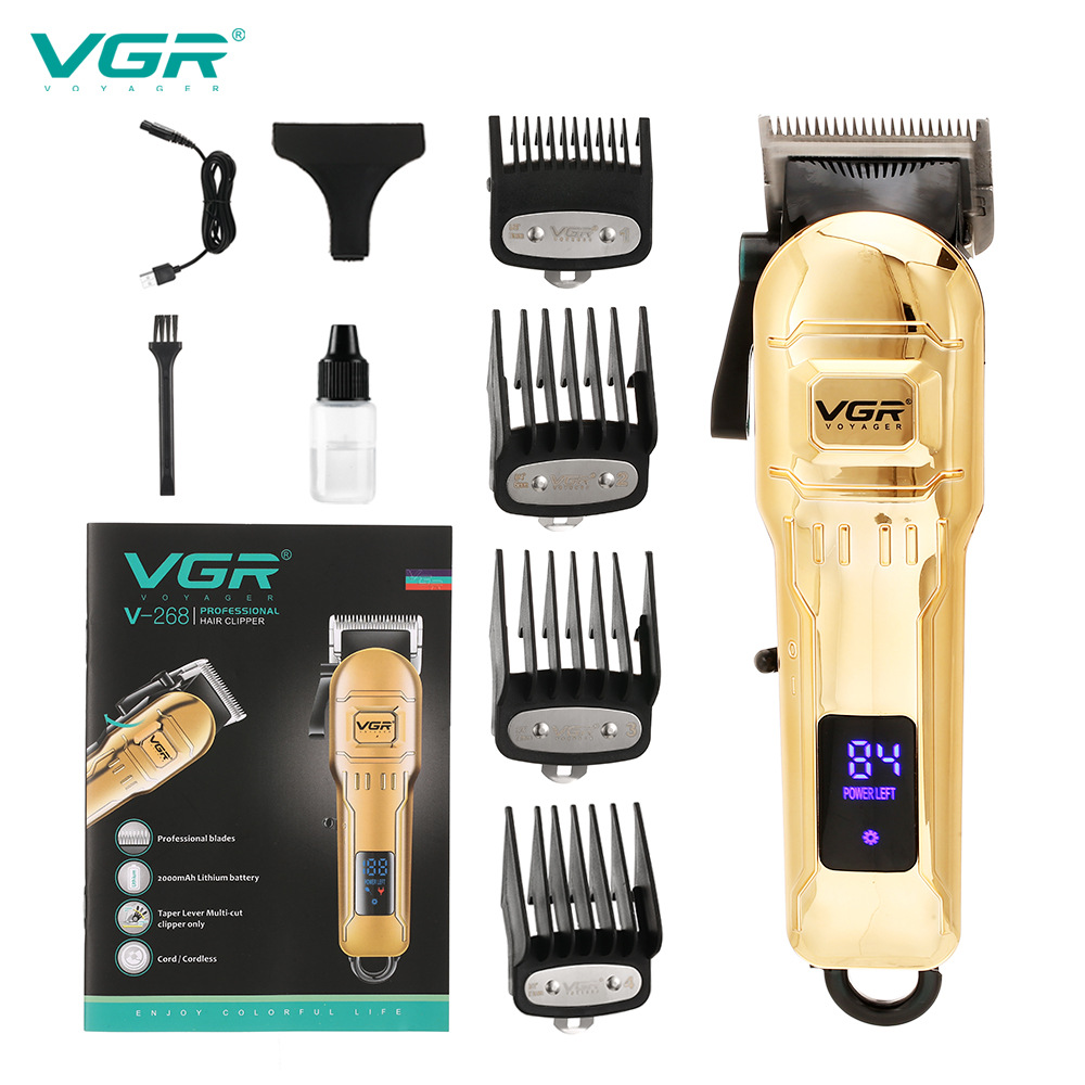 Tagliacapelli elettrico con display digitale LCD, rifinitore per capelli, apparecchio per la cura personale, versione export, tagliacapelli Salmon_voghion.com