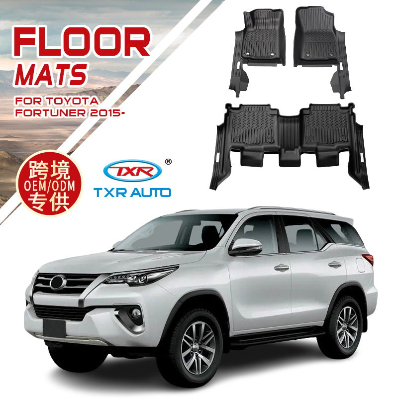 Adecuado para la alfombrilla de coche TPE impermeable Toyota Runner, alfombrilla todo incluido Fortuner Floor Mat