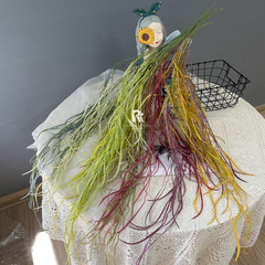 Simulation air grass elderly person's beard green plant wedding hall ceiling decoration artificial flower thousands of strands of forest style landscape props