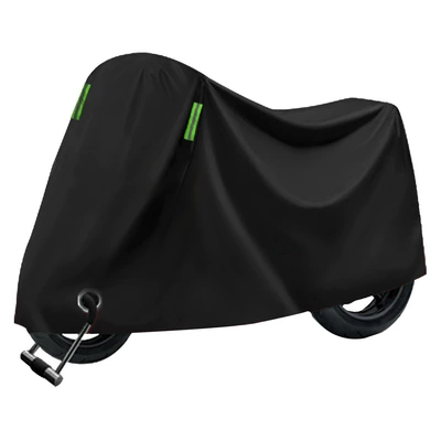 Wholesale in-stock motorcycle covers, full-cover rainproof covers, electric vehicle covers, universal rainproof and dustproof covers (Car clothing) - m20090100cm-pure-black