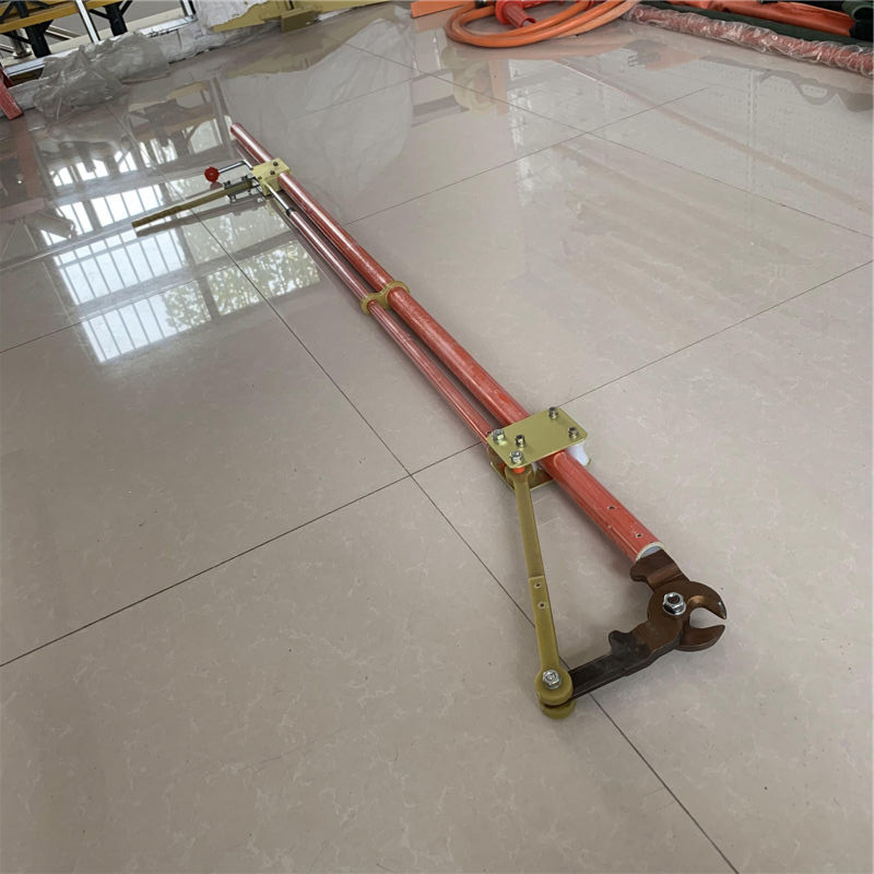 高压电力电缆断线剪直拉高空长柄剪刀带电作业工具绝缘断线钳