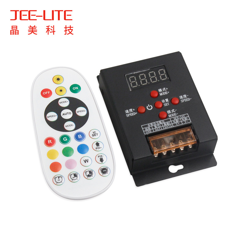 T-500 magic color led controller point light source WS2811/WS2812B/1903 full color light strip controller