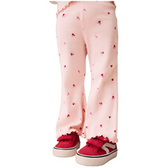 女の子の春と秋の新しい子供服ベビーカーラブプリンセスアウターレギンスパンツ多用途西洋スタイルレギンス