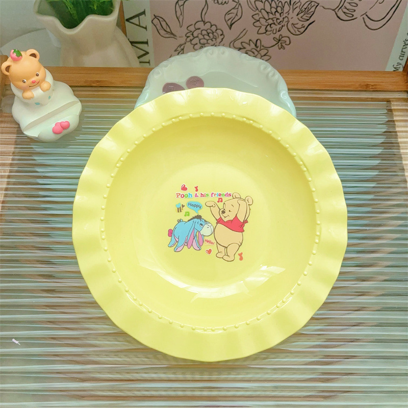labubu马卡龙糖果色沙拉盘家用水果盘儿童甜品早餐零食水果蛋糕盘|undefined
