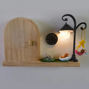 Solid Wood Switch Wall Sticker Protective Cover Living Room Decorative Frame Creative Socket Panel Blocking Nordic Switch Decorative Cover