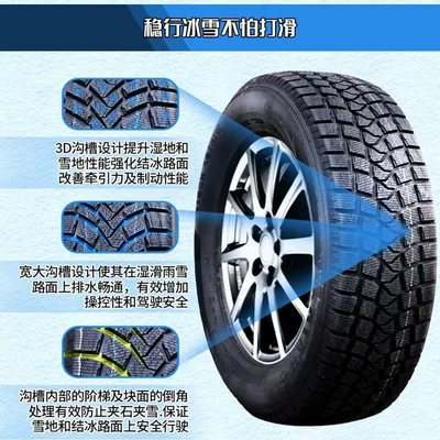 Vehicle tire 185/195/205/215/225/50/55/60 Anti-Skid