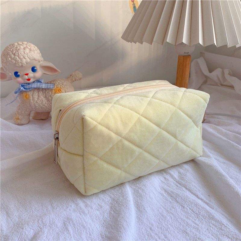 Bolsa de cosméticos bolsa de almacenamiento bolsa de viaje portátil de gran capacidad bolsa de almacenamiento de cosméticos lindo de alta apariencia nueva bolsa de almohada
