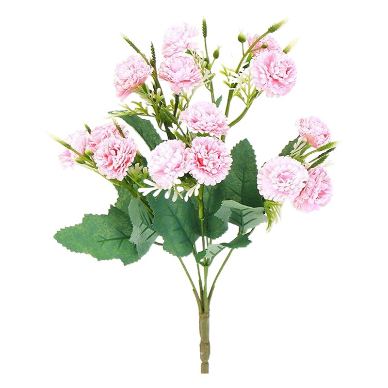 Copo de nieve cálido corazón Lila artificial ramo Festival regalo falso florero arreglo de flores sala de estar decoración para el Festival de la boda