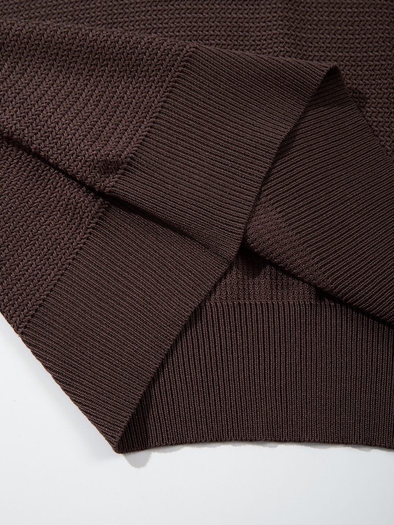 Inflation Polo Collar Knit Sweater