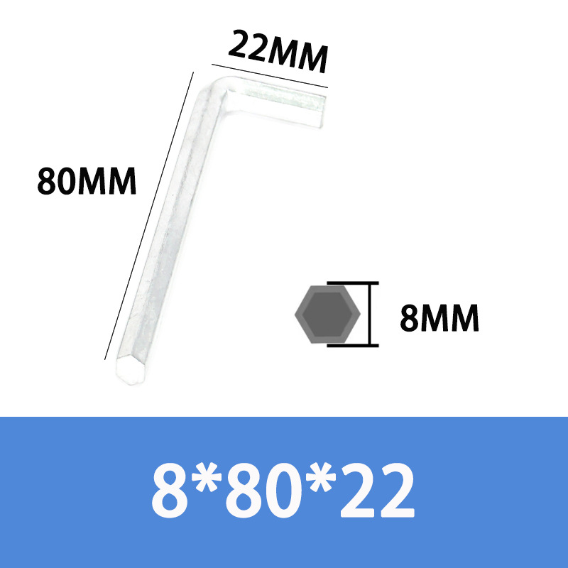 8 galvanized (length 80*short 22)