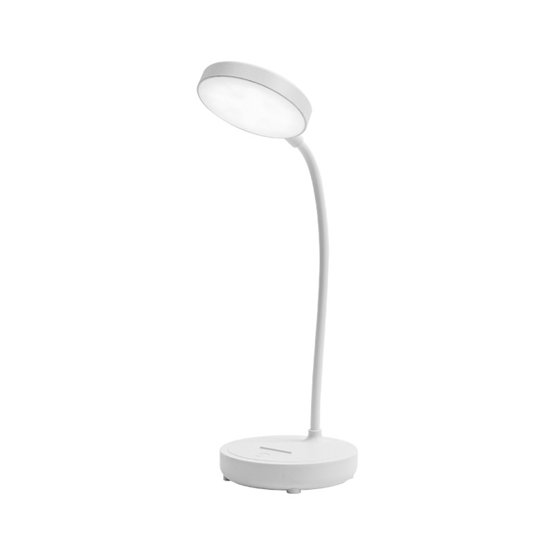 Przenośna ładowarka do lampy stołowej Ochrona oczu Światło regulowane do komputera stacjonarnego Akumulatorowe białe małe lampy do nauki_voghion.com