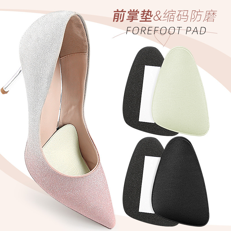 High-heeled insole triangular sponge front Palm half-size pad anti-wear and anti-pain thickened invisible foot protection front palm heel pad High-heeled insole triangular sponge front Palm half-size pad anti-wear and anti-pain thickened invisible foot protection front palm heel pad