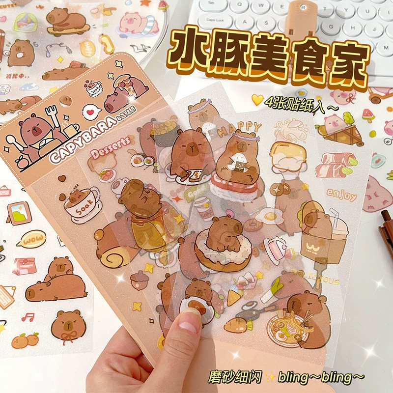 Водостойкая милая наклейка, высококачественные мультяшные наклейки, подарок на день рождения