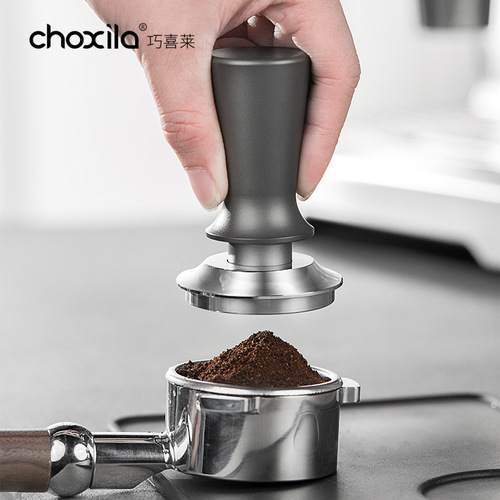 Elastic press coffee press hammer stainless steel constant force press hammer 51/53/58mm coffee machine supporting tools