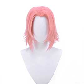火影传春野樱 小樱烟粉色cosplay假发 幼年版成年版小樱假发