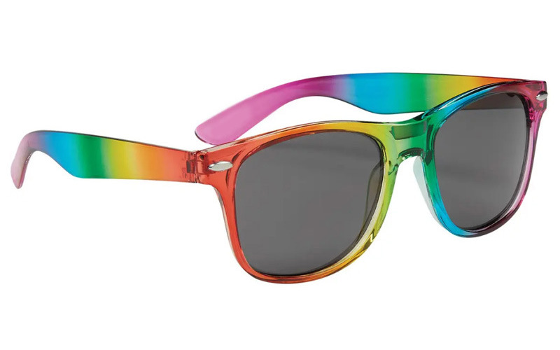 Retro Rainbow Pc Square Full Frame Women's Sunglasses display picture 3