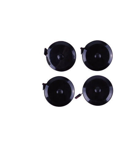 Black small tape measure 2 meters height measure three-dimensional waist circumference tape 1.5 meters ruler round inch soft leather tape measure foreign trade logo
