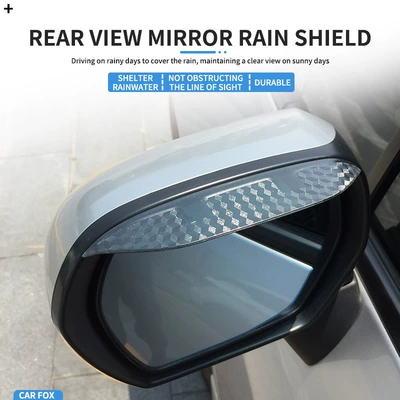 Suitable for Mazda 3MAZDA 3 Rear view mirror rain shield rearview mirror rain eyebrow (Rain shield)
