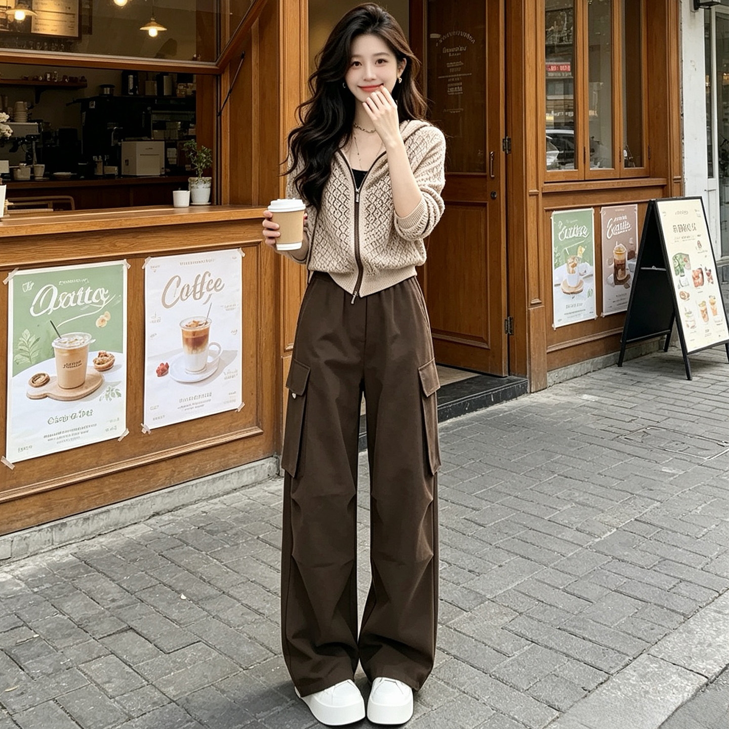 Maillard Retro Casual Fashion Suit For Women, Autumn Korean Style...