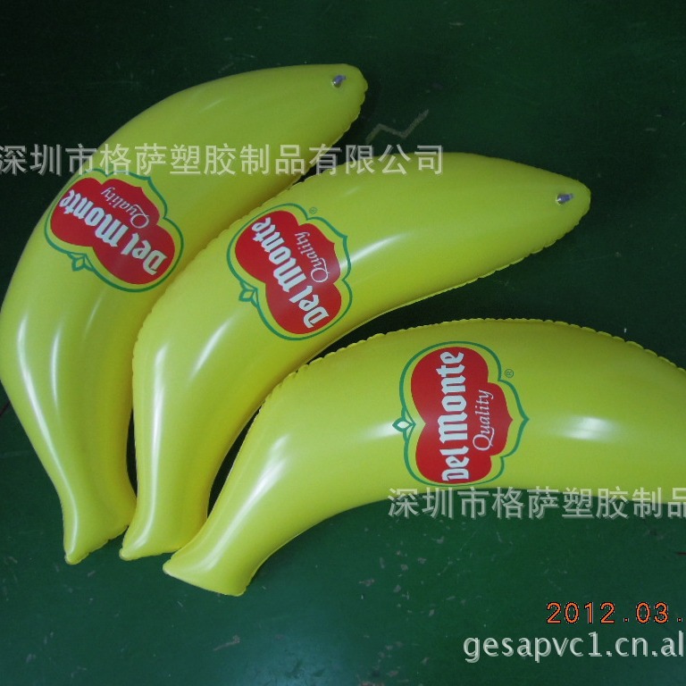 厂家生产pvc充气香蕉 充气仿真水果  吹气菠萝水果模型 可加LOGO
