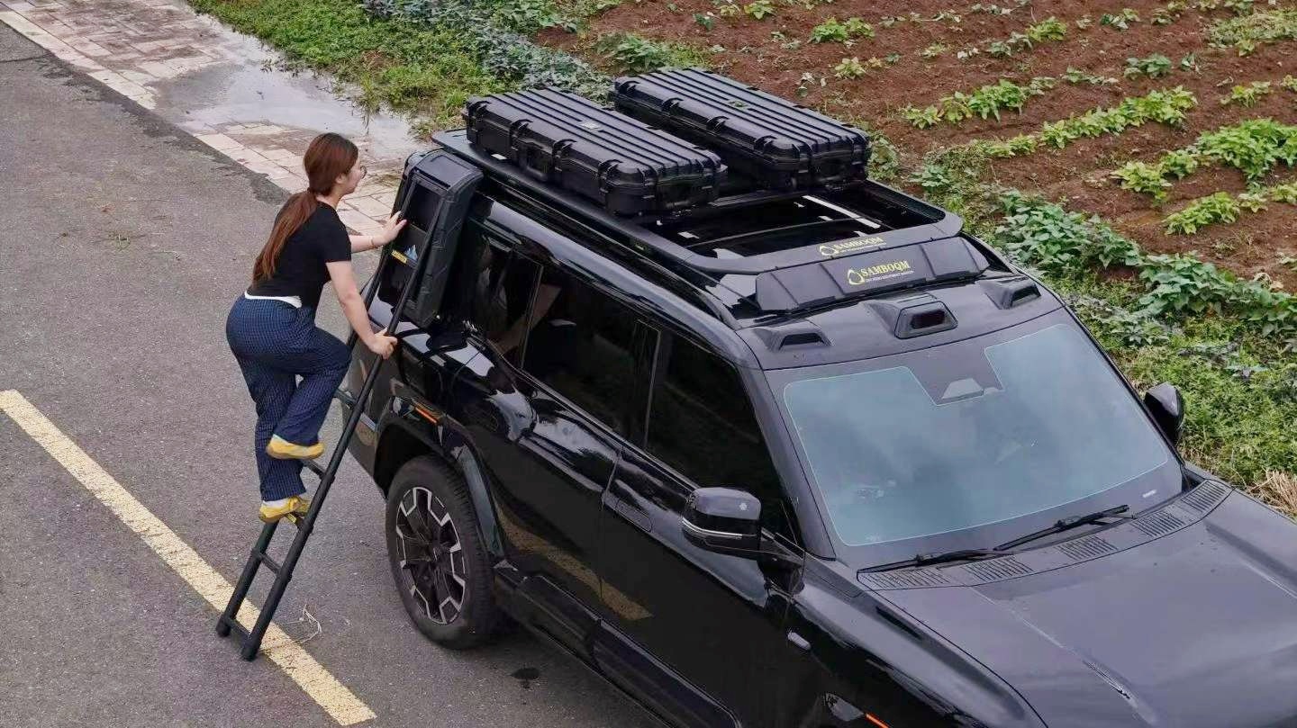 Equation Leopard 8 Roof Rack, Roof Box, Climbing Ladder, Original Outdoor Off-Road Vehicle Modified Roof Platform