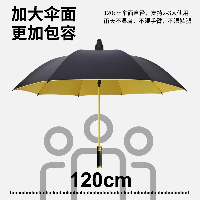 高尔夫伞高级长柄自带防水套加大加厚加固双人伞收纳车载家用大号|undefined