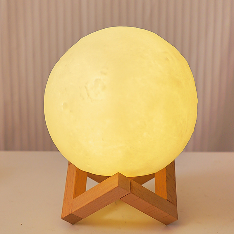 Festival del Medio Otoño DIY pintado a mano lámpara de luna pintado graffiti planetas luces de noche luces de atmósfera regalos para amigos pequeños adornos