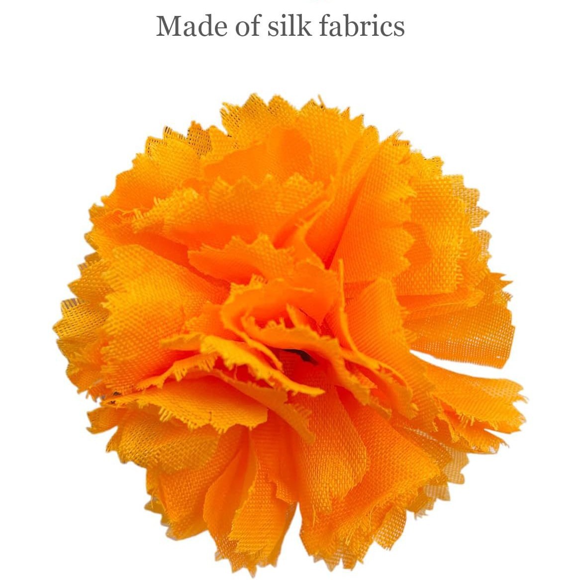 Simulación de la cabeza de clavel de 6 cm de diámetro CM / 9 cm flores de crisantemo de longevidad decoran Halloween con accesorios de guirnalda para el día de los muertos