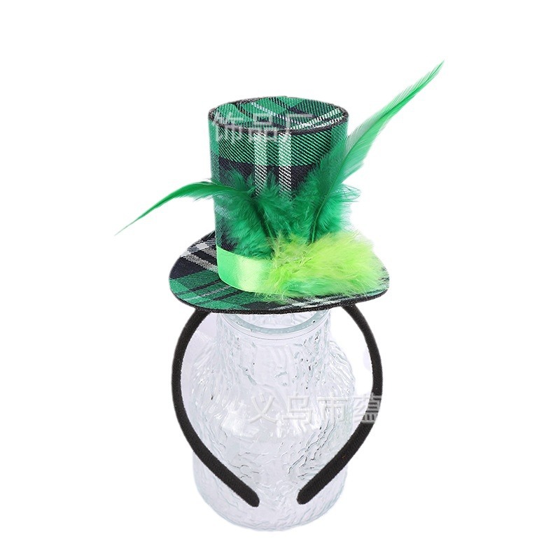 Diadema de trébol para San Patricio, accesorio de fiesta al por mayor image 5