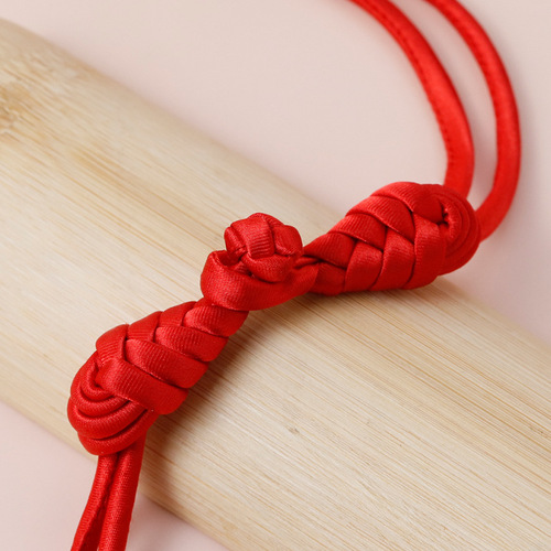 Long tail pipa tassel retro buttons plate buckles cheongsam buttons Tang suit ethnic costumes handmade Chinese decorative accessories