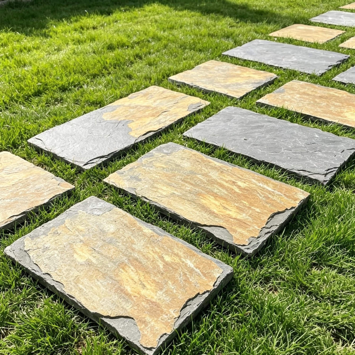 녹슨 색상의 수제 원시 가장자리 40*80cm 두께 약 3cm