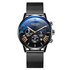 Men's watch, metal calendar, suitable for import, simple and elegant design