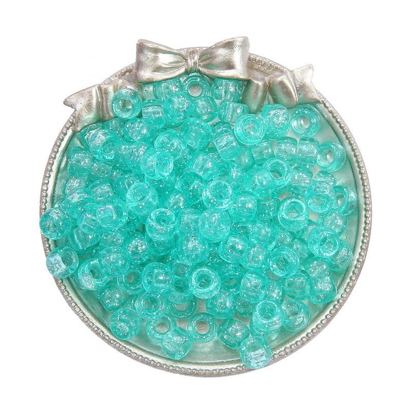 アクリル大穴バレルビーズポニービーズ織り手作り diy ブレスレットプラスチックビーズジュエリーアクセサリービーズルースビーズ|undefined