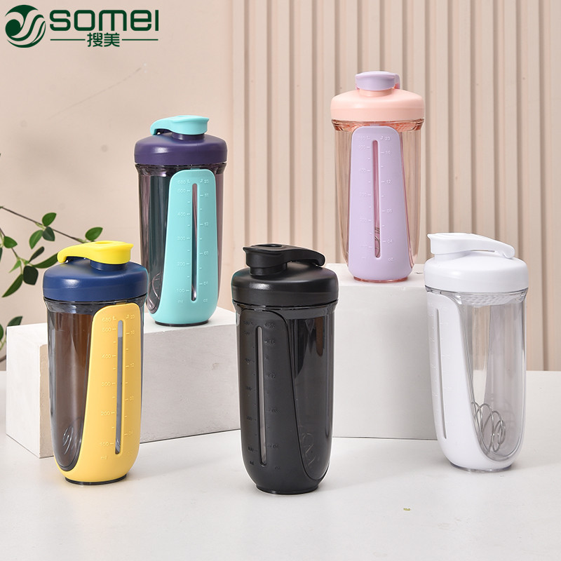 Large-capacity shake exercise fitness milkshake cup with scale filter high temperature resistant plastic cup protein powder plastic cup Large-capacity shake exercise fitness milkshake cup with scale filter high temperature resistant plastic cup protein powder plastic cup