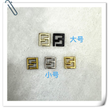【厂家直销】潮流DIY字母金属贴标配件 服饰发饰手机壳等F双装饰
