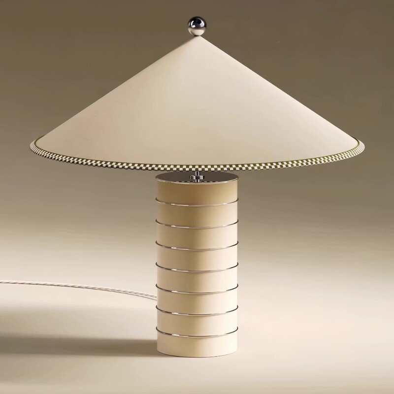 Postmodern Minimalist Retro Conical Table Lamp Designer Living Room Bedroom Bedside Lamp Atmospheric Homestay Decorative Table Lamp