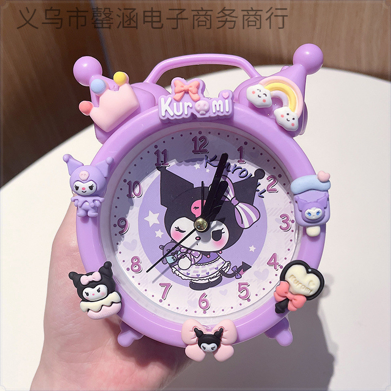 新款卡通儿童闹钟创意可爱桌面时钟学生起床强力叫醒神器个性台钟|undefined