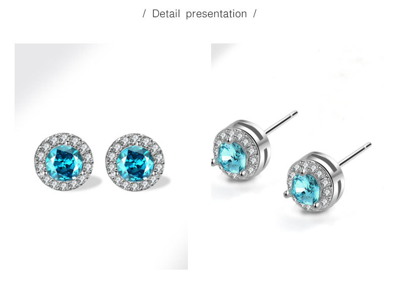 7g Weight 925 Sterling Silver Ear Needle Material Birthstone, Zircon Inlay Material Ear Studs Classification 1 Pair Quantity Office, Date Occasion 925 Sterling Silver Material Geometric Pattern Women's Gender Plating, Inlay Design Elegant, Streetwear Style 1 Pair 925 Sterling Silver Birthstone Zircon 925 Sterling Silver Earrings Geometric Ear Studs 2
