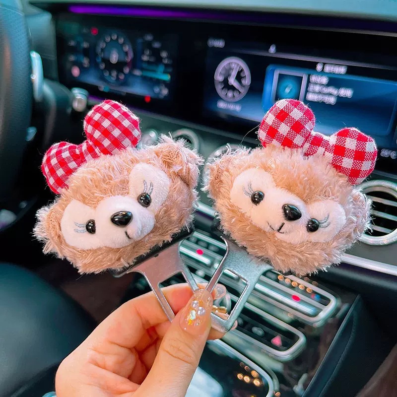 Inserción de coche con bayoneta par con dibujos animados linda estrella Dailu enchufe conector de extensión belleza femenina pensamiento nocturno