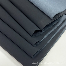 弹力拉米布PU弹力牛巴革0.7mm佳积布底弹力PU皮革面料弹力磨砂革