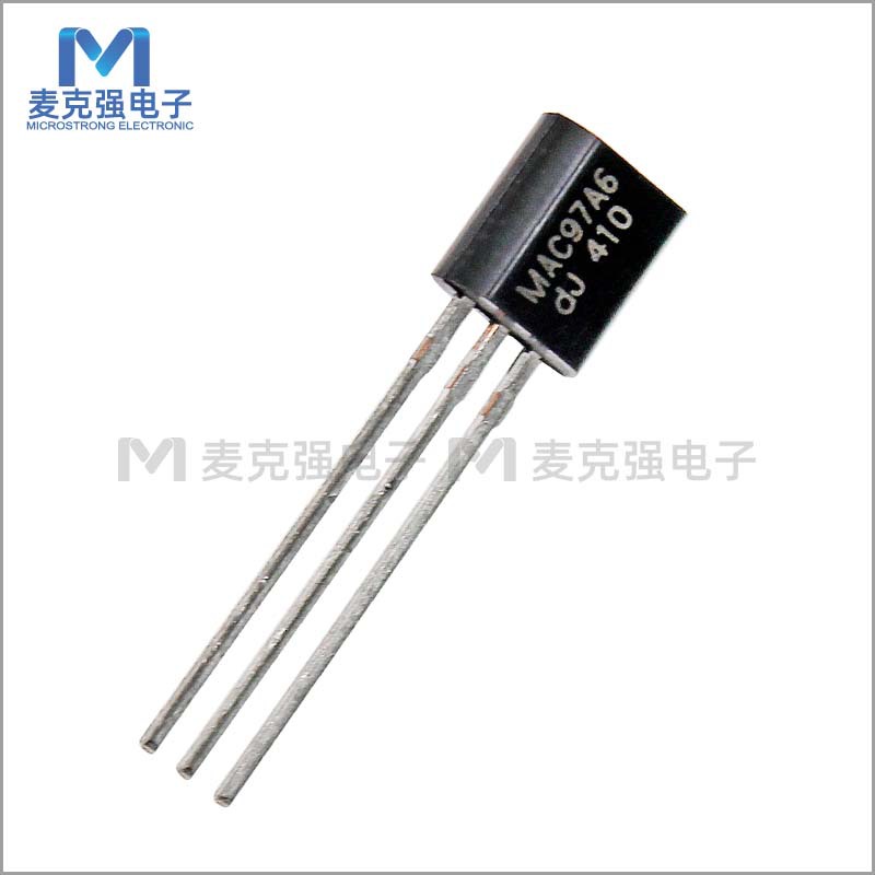 飞利浦直插双向可控硅MAC97A6 TO-92 400V 插件式晶闸管可控硅