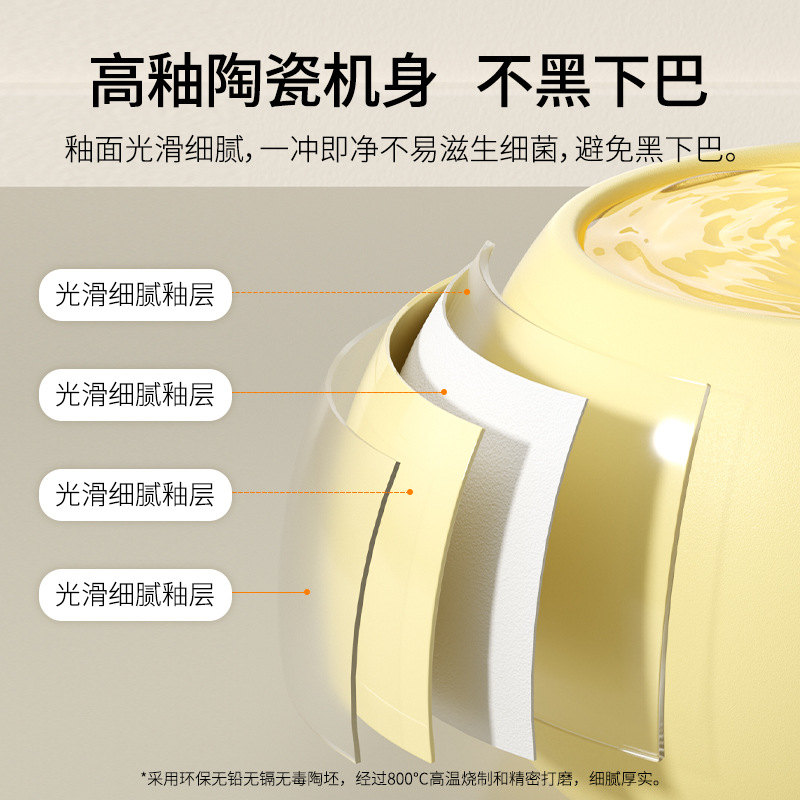 Dispensador de cerámica de flor pequeña de color crema para gatos de gran capacidad Dispensador de agua de circulación eléctrica para perros Productos para mascotas