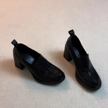 �߸�����ЬŮ2025�¿�ָ���Ь��ɫ�ٴ�һ�_�����jkСƤЬ�͹�