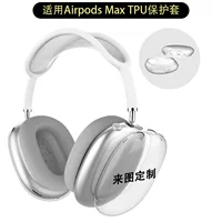Совместимо с защитной крышкой для AirPods Max, DIY для наушников Apple Max, TPU прозрачный мягкий чехол
