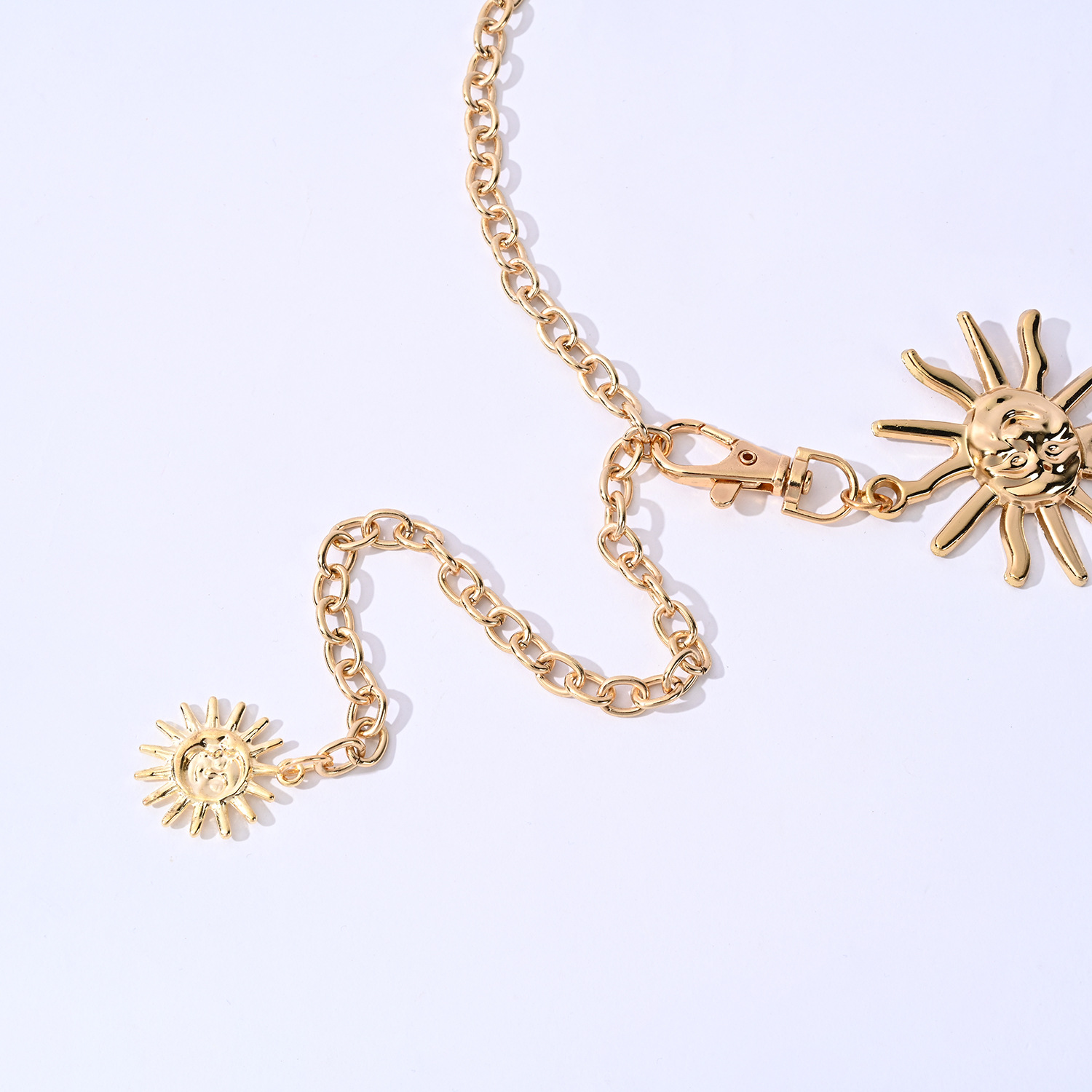 Party, Street Occasion Wholesale Jewelry Retro Classic Style Sun Alloy Waist Chain