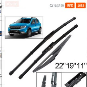 Dacia Renault Sandero II 2015-2019 üçün şüşə silənlər 22+19+11