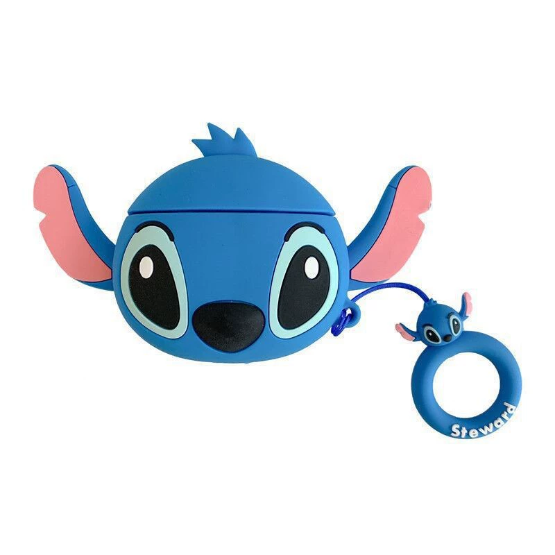 Apple, cartoon headphones, compatible protective case, print, pro3, bluetooth, 3/4