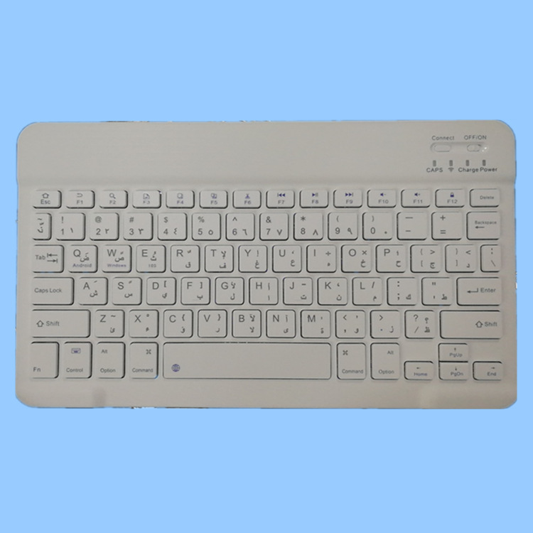 Cross-border foreign language mobile phone tablet Bluetooth keyboard 10 inch Thai Arabic French Spanish Russian Phonetic Cross-border foreign language mobile phone tablet Bluetooth keyboard 10 inch Thai Arabic French Spanish Russian Phonetic